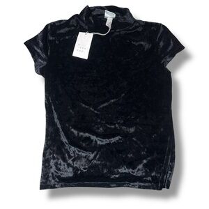 Black Velvet Women's Top